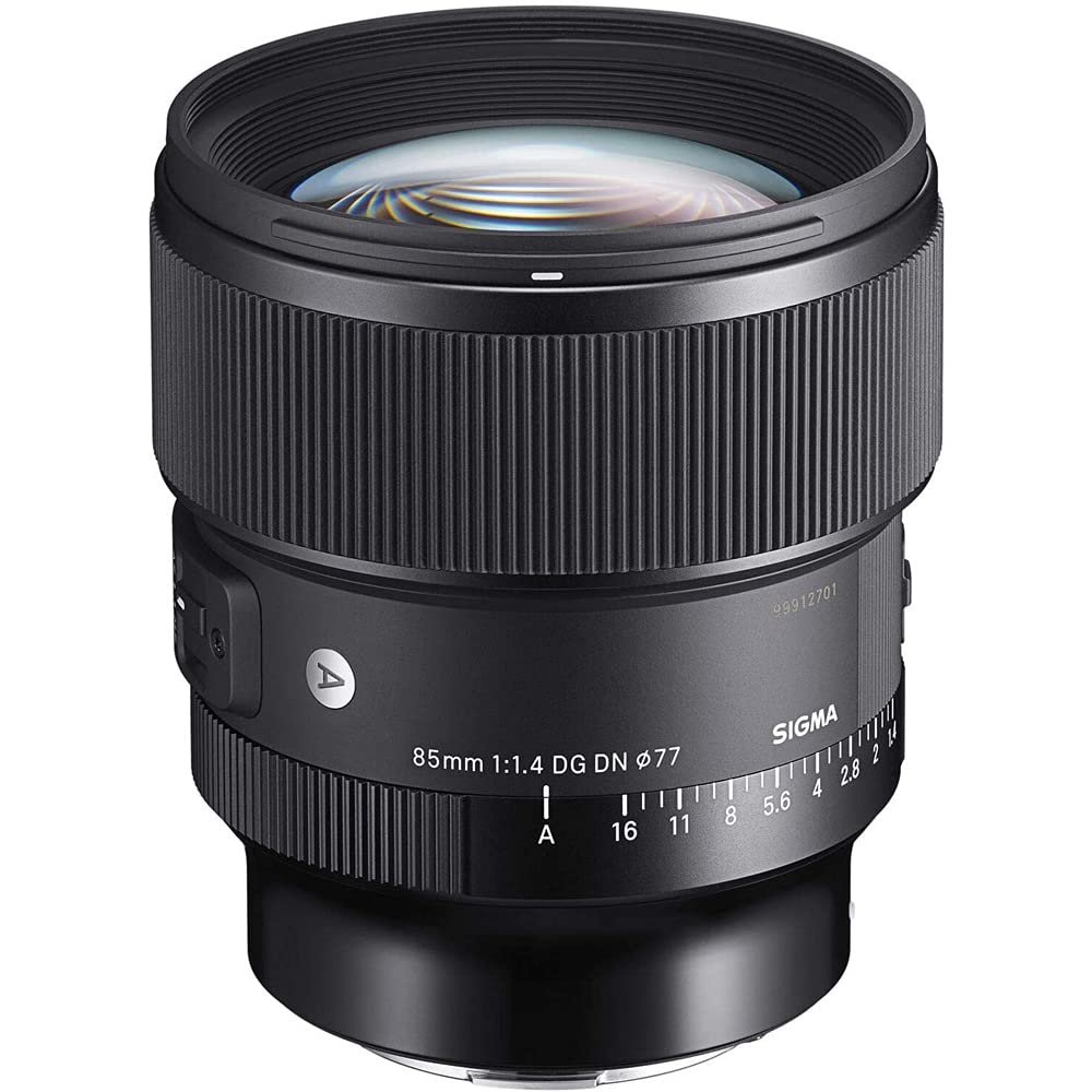Sigma 322965 85mm F1.4 DG DN Art Lens for Full Frame Sony E-Mount Mirrorless Cameras Bundle with 7 YR CPS Enhanced Protection Pack