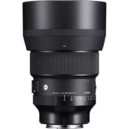 Sigma 322965 85mm F1.4 DG DN Art Lens for Full Frame Sony E-Mount Mirrorless Cameras Bundle with 7 YR CPS Enhanced Protection Pack