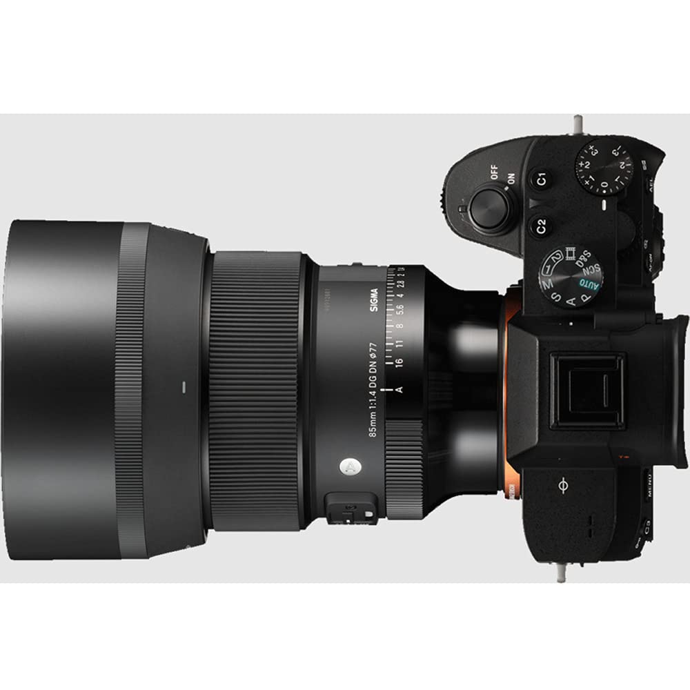 Sigma 322965 85mm F1.4 DG DN Art Lens for Full Frame Sony E-Mount Mirrorless Cameras Bundle with 7 YR CPS Enhanced Protection Pack