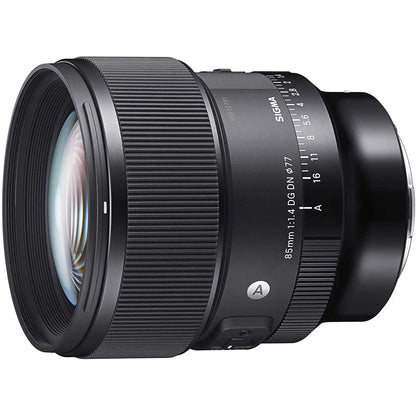 Sigma 322965 85mm F1.4 DG DN Art Lens for Full Frame Sony E-Mount Mirrorless Cameras Bundle with Lexar Professional SDHC/SDXC 1667x UHS-II 64GB Memory Card