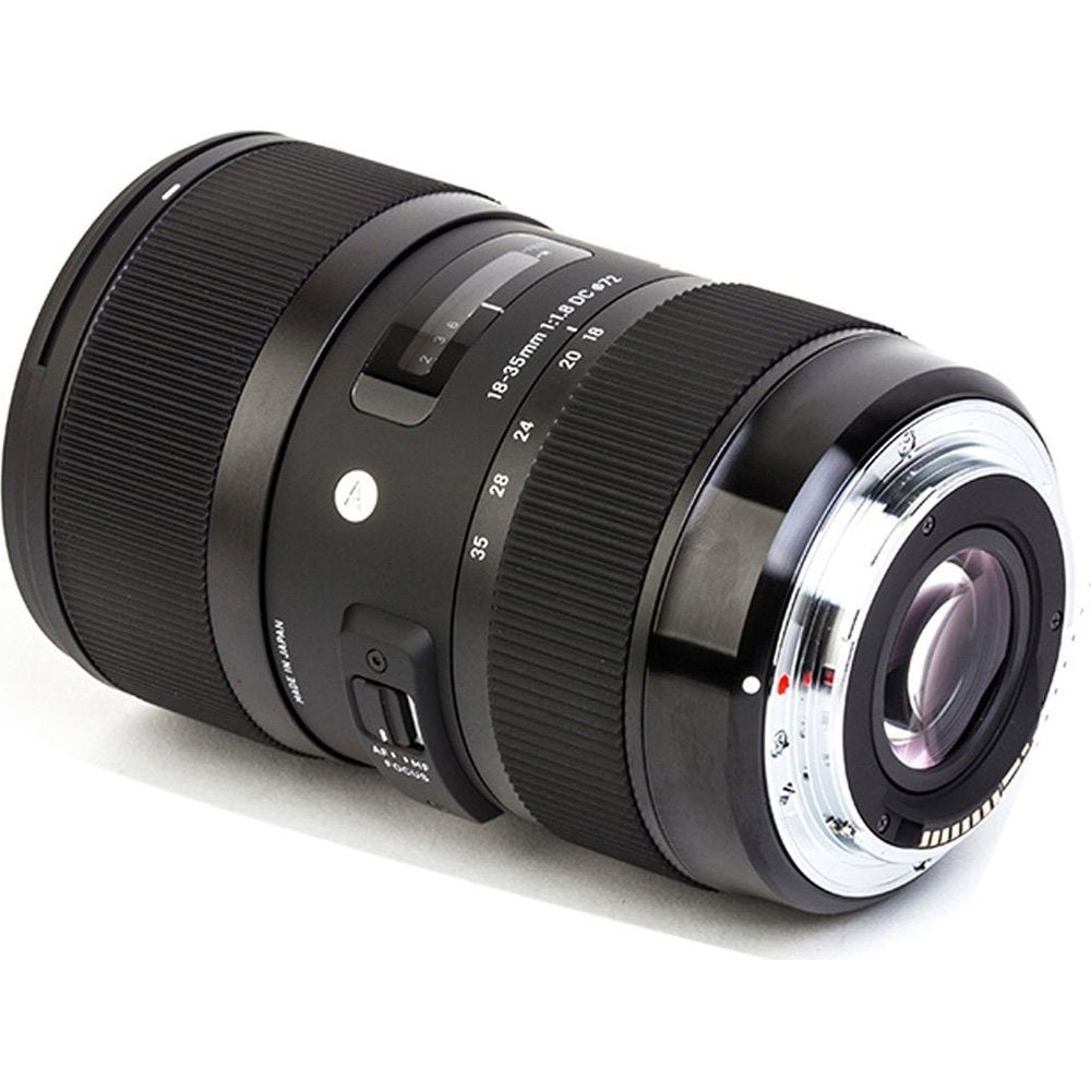 Sigma 210-101 AF 18-35mm f/1.8 DC HSM Art Lens for Canon SLR Bundle with Sandisk 64GB Extreme SDXC Memory UHS-I Card