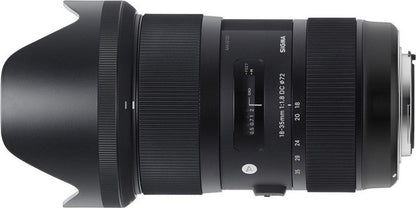 Sigma 210-101 AF 18-35mm f/1.8 DC HSM Art Lens for Canon SLR Bundle with Sandisk 64GB Extreme SDXC Memory UHS-I Card