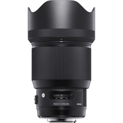 Sigma (321954) 85mm F1.4 DG HSM Art Full-Frame Sensor Lens for Canon + Sandisk Extreme PRO SDXC 128GB UHS-1 Memory Card