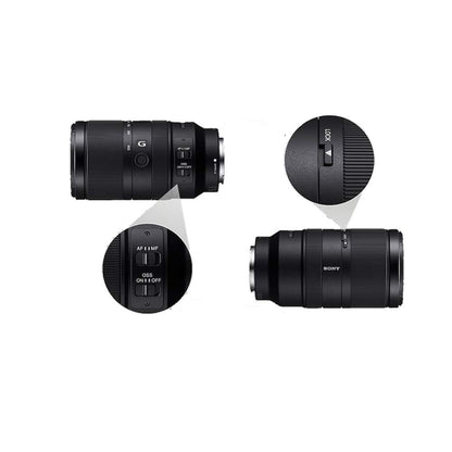 Sony E 70-350mm F4.5-6.3 G OSS Super-Telephoto Lens Bundle with Lexar Professional SDHC/SDXC 1667x UHS-II 128GB Memory Card
