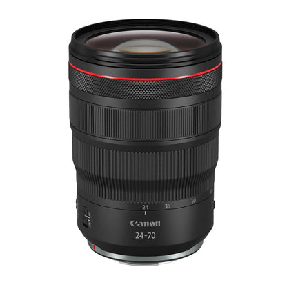 Canon EOS R6 Mark II Mirrorless Camera w/RF 24-70mm f/2.8 L (2 Items) (Renewed)