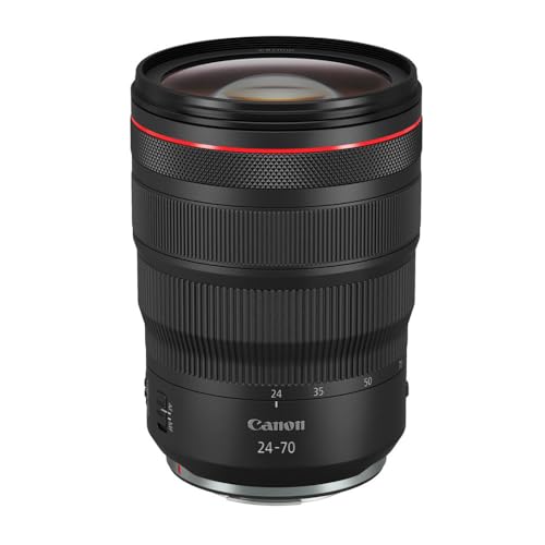 Canon EOS R6 Mark II Mirrorless Camera w/RF 24-70mm f/2.8 L (2 Items) (Renewed)