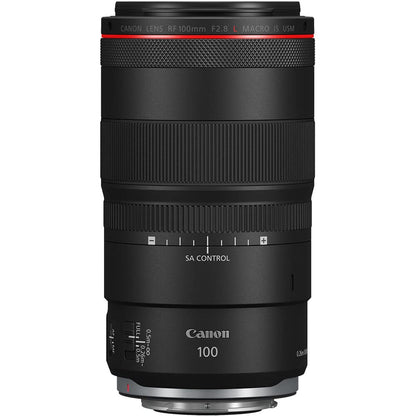 Canon RF 100mm f/2.8 L Macro is USM Telephoto Macro Lens for mirrorless Camera and 128 Extreme Memory Card (Renewed)
