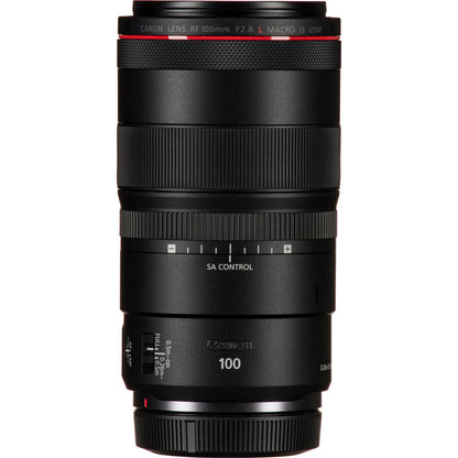 Canon RF 100mm f/2.8 L Macro is USM Telephoto Macro Lens for mirrorless Camera and 128 Extreme Memory Card (Renewed)