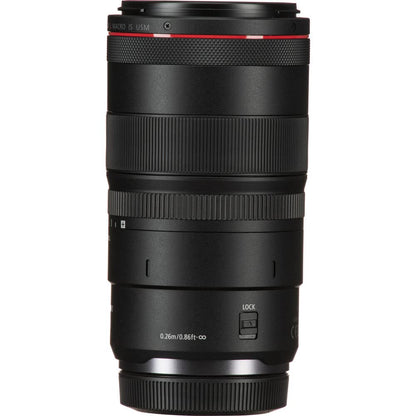 Canon RF 100mm f/2.8 L Macro is USM Telephoto Macro Lens for mirrorless Camera and 128 Extreme Memory Card (Renewed)