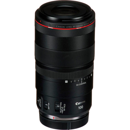 Canon RF 100mm f/2.8 L Macro is USM Telephoto Macro Lens for mirrorless Camera and 128 Extreme Memory Card (Renewed)