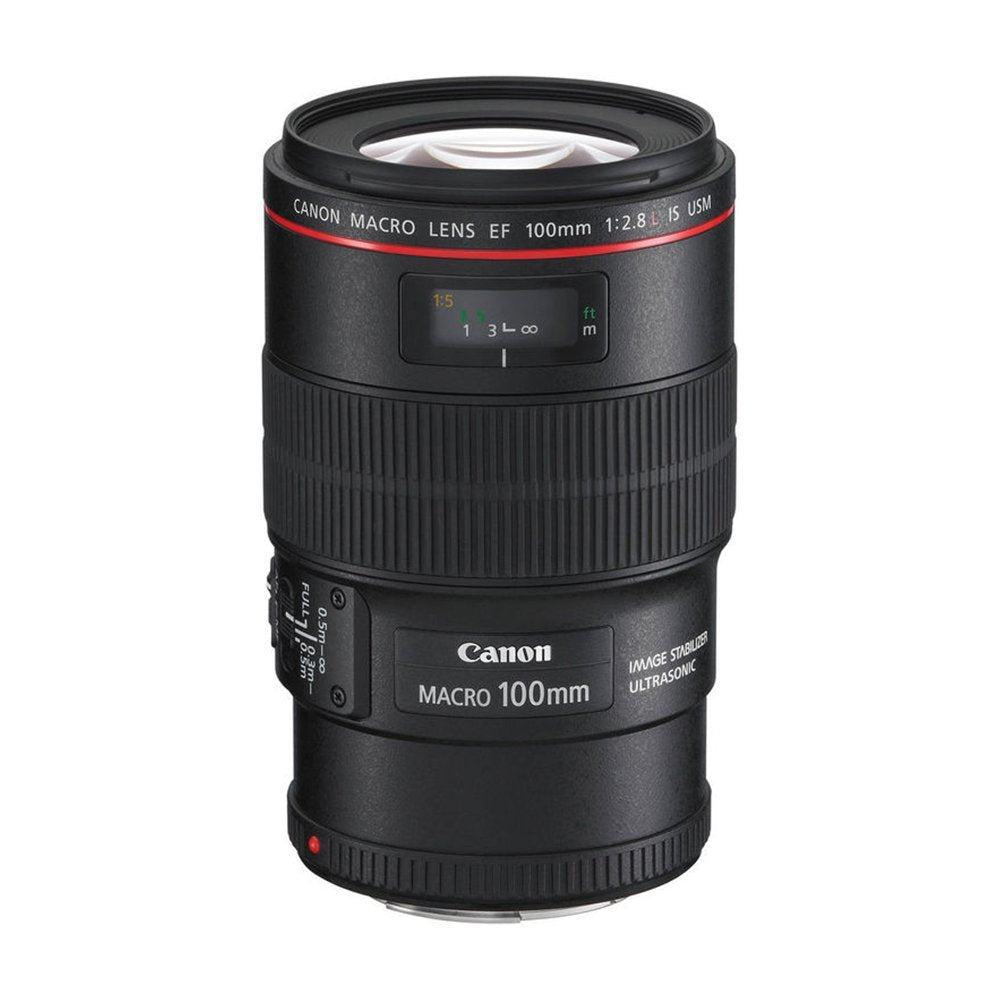 Canon EF 100mm f2.8L IS USM Macro Lens for Canon Digital SLR Cameras with 67mm Multicoated UV Protective Filter, Deluxe Bag, Lens Cap Keeper, Memory Card Wallet, USB 2.0 Card Reader, Professional Tripod + More