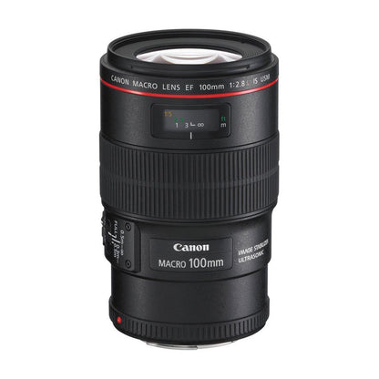 Canon EF 100mm f2.8L IS USM Macro Lens for Canon Digital SLR Cameras with 67mm Multicoated UV Protective Filter, Deluxe Bag, Lens Cap Keeper, Memory Card Wallet, USB 2.0 Card Reader, Professional Tripod + More