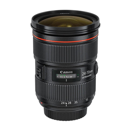 Beach Camera Canon EF 24-70mm f/2.8L II USM Lens Bundle Includes: 24-70mm Lens, Lexar 16GB Professional 600x SDHC UHS-I Memory Card, 3pc. Lens Cleaning Kit, & Lens Cap Keeper