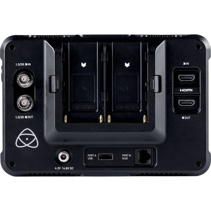 Atomos Shinobi 7" 4K HDMI/SDI Monitor & Power Bundle - Includes: Manufacturer Accessories + 2x Extended Life NP-F975 Batteries + AC/DC Rapid Home & Travel Battery Charger + Microfiber Cleaning Cloth