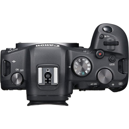 Canon EOS R6 Mirrorless Digital Camera (Body) with Starter Accessory Bundle. Bundle Includes: 64GB Ultra Memory Card, 1x Canon LP-E6NH Battery, Battery Charger for LP-E6NH Batteries, Soft Padded Carrying Case, and More