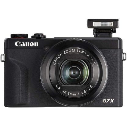 Canon PowerShot G7 X Mark III Digital Camera (Black #CAPSG7X3B) with Advanced Accessory Bundle