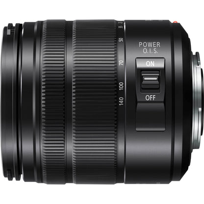 Ultimaxx Essential Accessory Bundle + Panasonic Lumix G Vario 14-140mm f/3.5-5.6 II ASPH. POWER O.I.S. Lens + Multi-Coated 3PC UV Filter Kit (UV, CPL, FLD) & More (18pc Bundle)