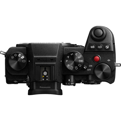 Panasonic Lumix DC-S5 Mirrorless Digital Camera (Body Only) with Starter Accessory Bundle – Includes: Manufacturer Accessories + Professional Camera Backpack + Equipment Maintenance Tools