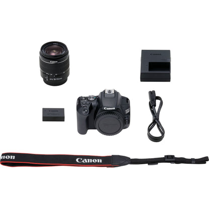 Canon EOS 250D Black + EF-S 18-55mm f/3.5-5.6 III Lens