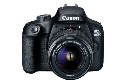Canon EOS 4000D + EF-S 18-55mm f/3.5-5.6 III - White Box