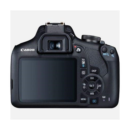 Canon EOS 2000D with EF-S 18-55mm III Lens with Starter Accessory Bundle - Includes: SanDisk Ultra 64GB SDXC, Digital Flash, Extended Life Replacement Battery, Water Resistant Gadget Bag & More