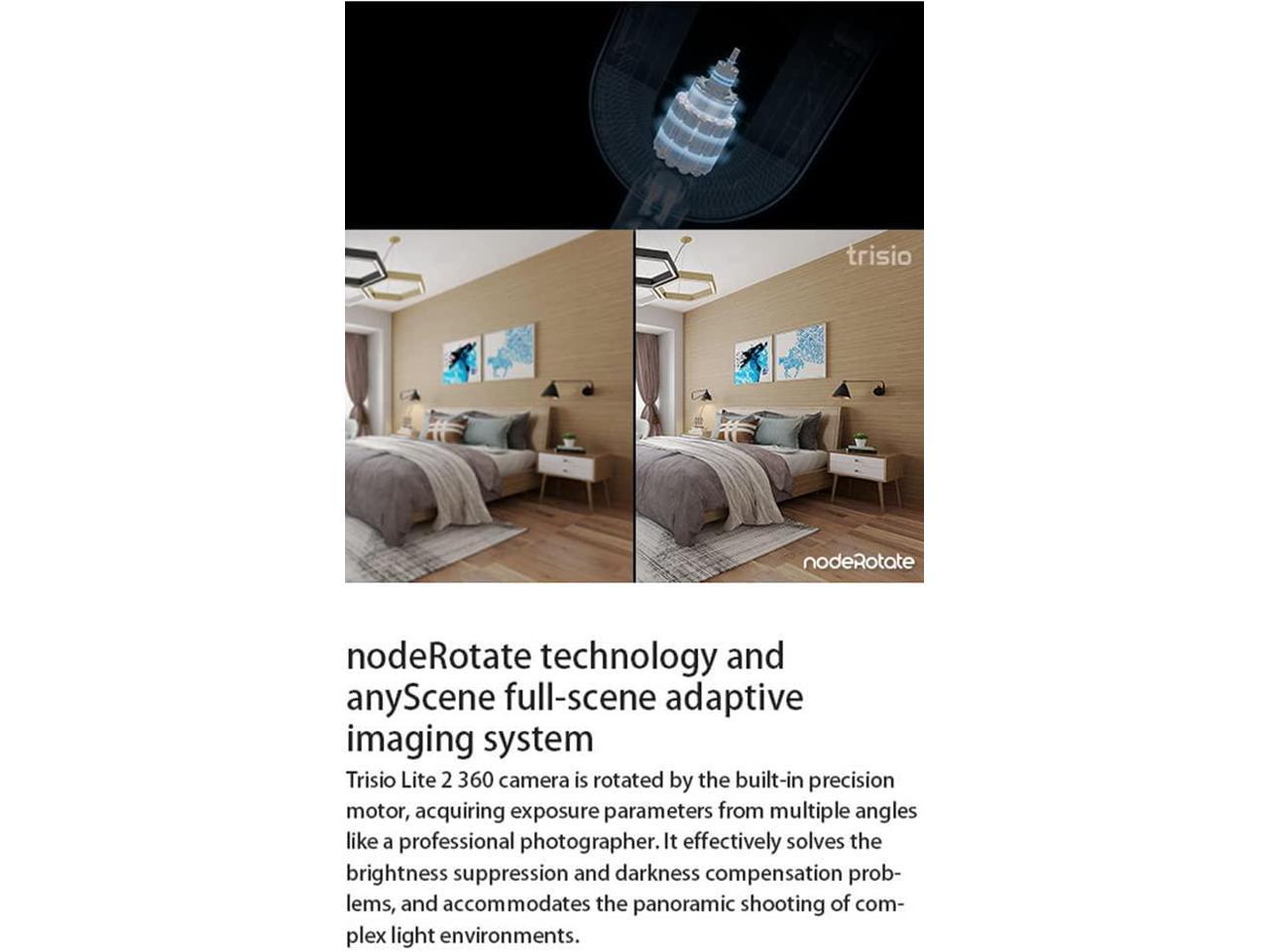 Trisio Lite 2 VR - 8K Virtual Tour NodeRotate 360° Camera