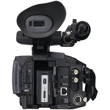 Panasonic AG-CX350 4K Camcorder with Advanced Accessory Bundle: SanDisk 128GB Extreme SDXC Memory Card, Condenser Microphone, Spare Battery, Tripod & Much More (22pc Bundle)