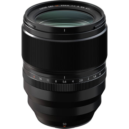 Ultimaxx Essential Bundle + FUJIFILM XF 50mm f/1.0 R WR Lens + Variable Neutral Density Filter (ND2-ND400), Water-Resistant Lens Pouch & More (18pc Bundle)