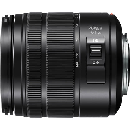 Ultimaxx Essential Accessory Bundle + Panasonic Lumix G Vario 14-140mm f/3.5-5.6 II ASPH. POWER O.I.S. Lens + Multi-Coated 3PC UV Filter Kit (UV, CPL, FLD) & More (18pc Bundle)