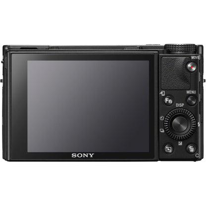 Sony Cyber-shot DSC-RX100 VII Digital Camera with Essential Accessory Bundle: SanDisk 64GB Ultra SDXC, 2x Extended Life Replacement Batteries with Travel Charger & More