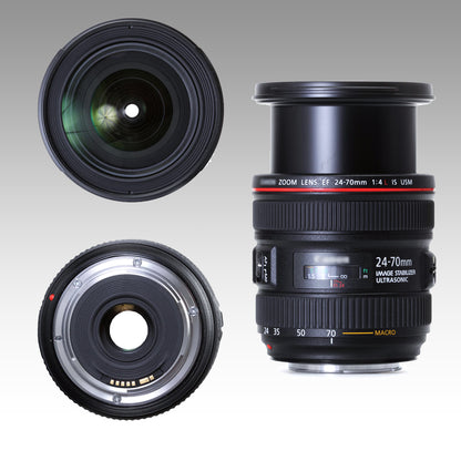 Ultimaxx Starter Canon EF 24-70mm f/4L IS USM Lens Bundle - Includes: 4PC Macro Close-Up Filter Kit, Protective UV & CPL Filters, Lens Hood & More (15pc Bundle)