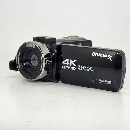 Ultimaxx Digital Video Camera, 42MP w/ 32GB SD Card, Remote, Case, USB Cable