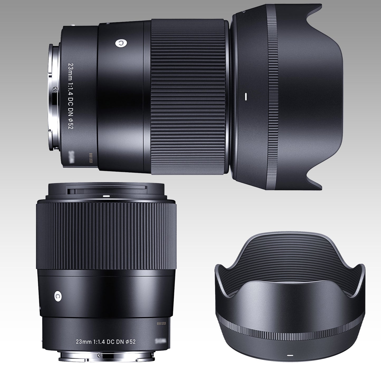 Ultimaxx Essential Sigma 23mm f/1.4 DC DN Contemporary Lens Bundle (E Mount) - Includes: Protective UV Filter, Water-Resistant Lens Pouch & More (10pc Bundle)