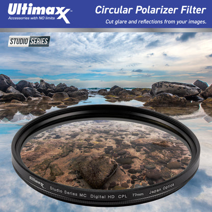 Ultimaxx Essential Sigma 35mm f/1.4 DG HSM Art Lens Bundle (EF Mount) - Includes: 6PC Gradual Color Filter Kit, 3PC Protective Filter Kit & More (18pc Bundle)